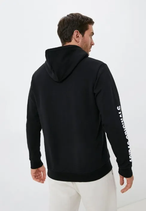 adidas  |Unisex Long Sleeves Logo Hoodies