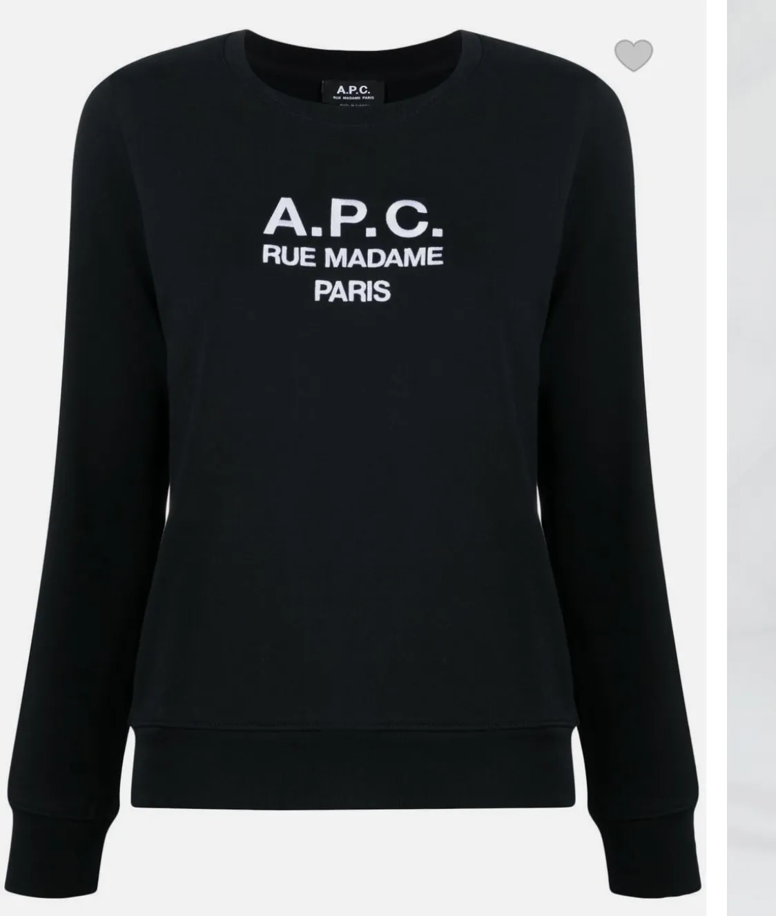 A.P.C.  |Crew Neck Cotton Logo Hoodies & Sweatshirts