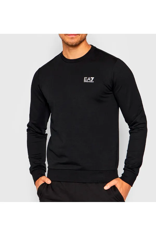 Armani EA7 ID Logo Sweatshirt Black