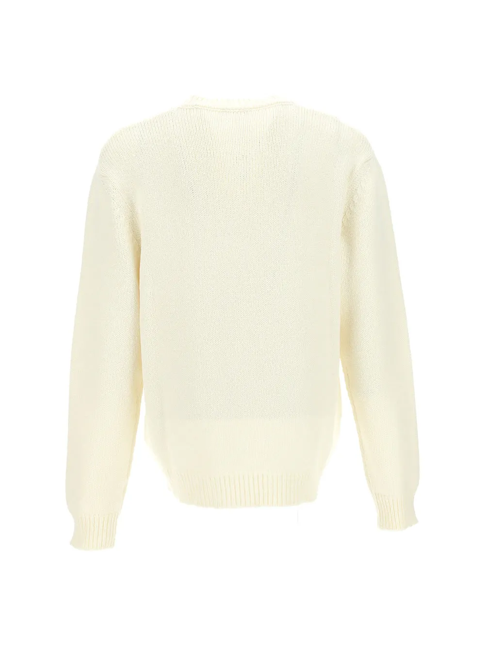 Balmain Logo Intarsia Knit Jumper