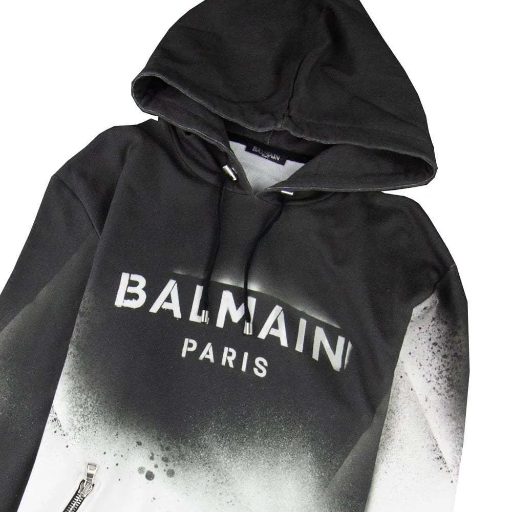 BALMAIN  |Long Sleeves Cotton Logo Luxury Hoodies