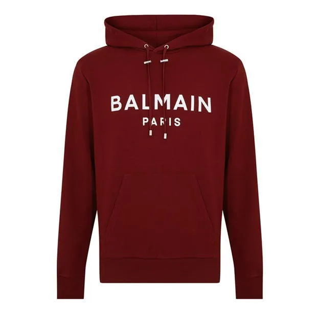 BALMAIN  |Unisex Plain Cotton Logo Luxury Hoodies