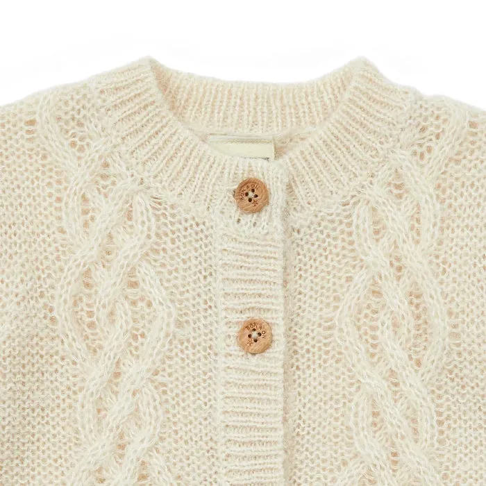 Bonton Baby Minibernard Cardigan Cream