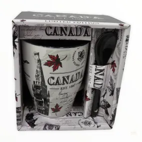 Canada colurfull scene expresso mug.