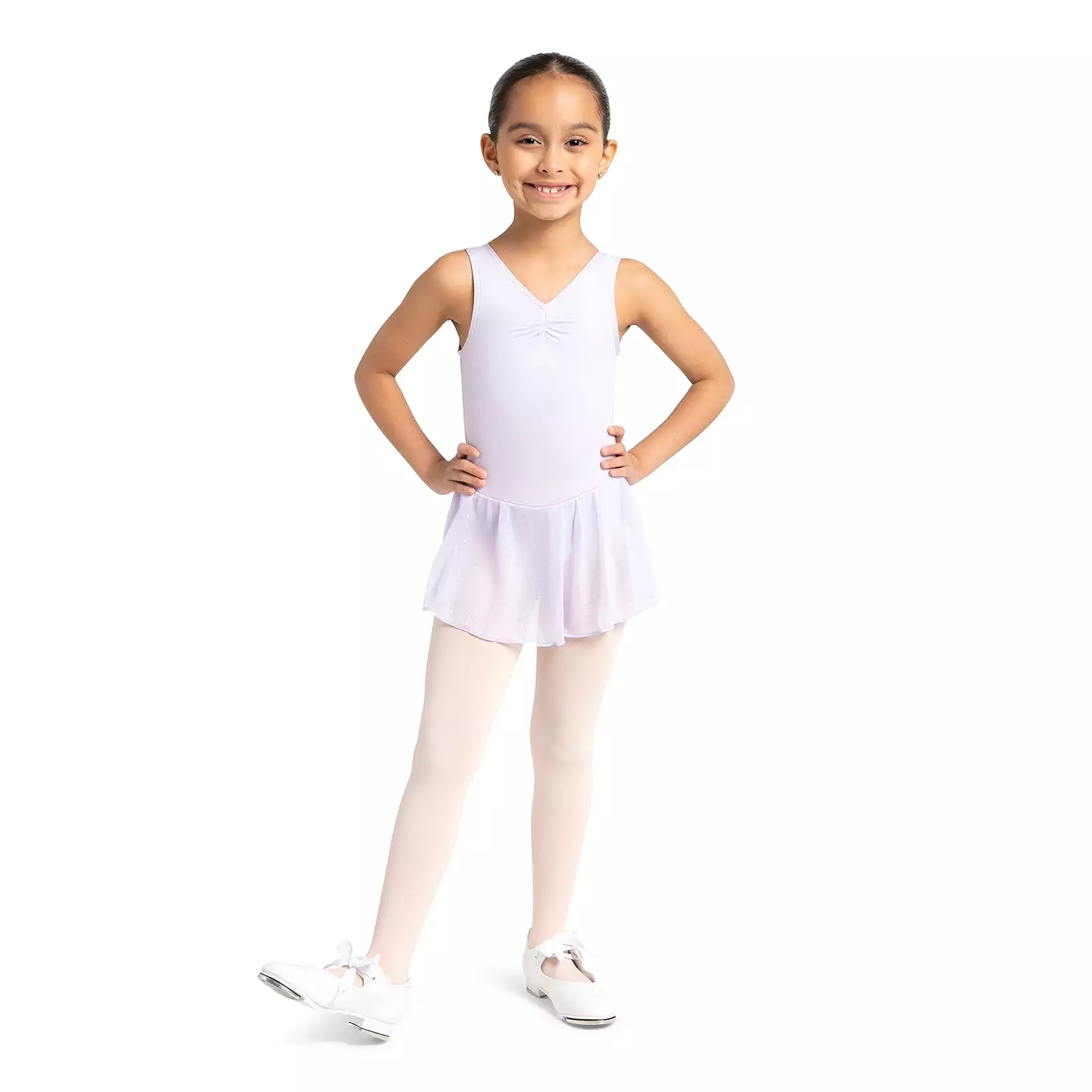 Capezio Child's Shuffle Tap Tap Shoes - White