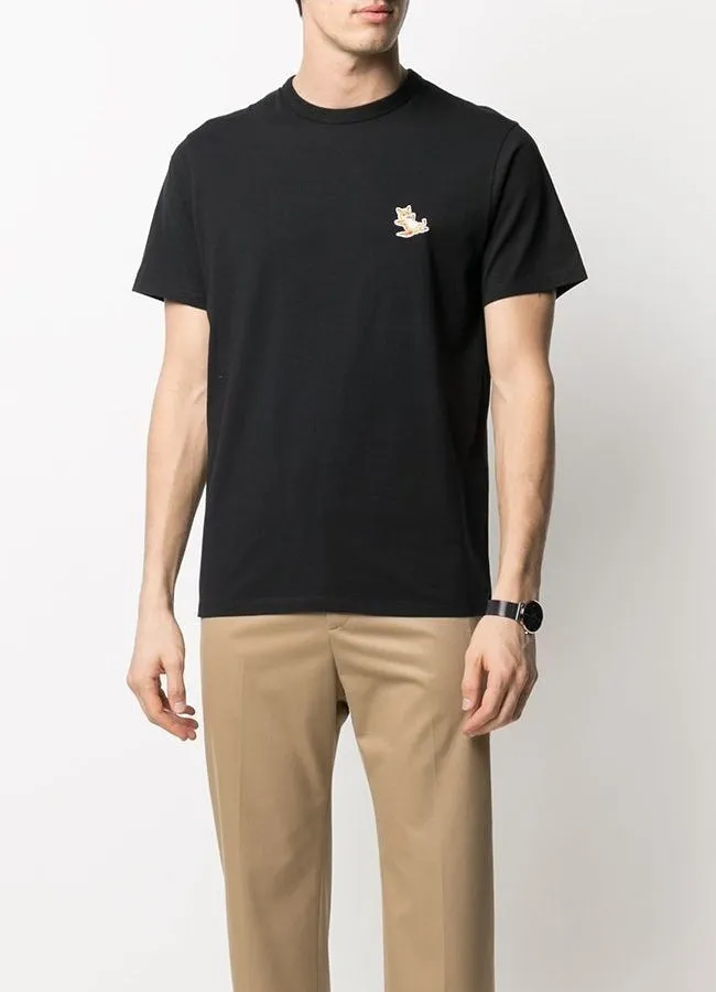 Chillax Fox Patch Classic Tee-Shirt