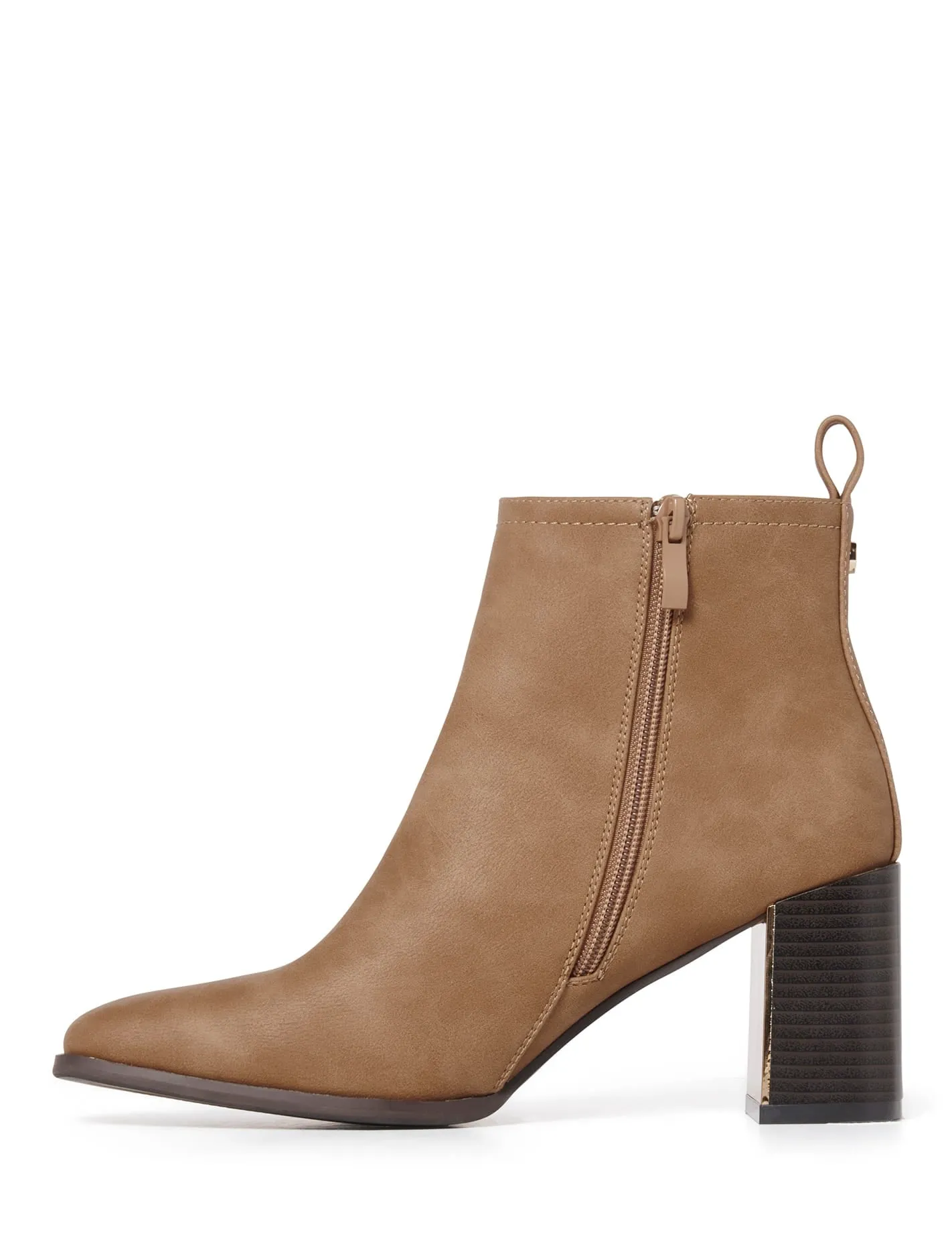 Della Zip Heeled Boot