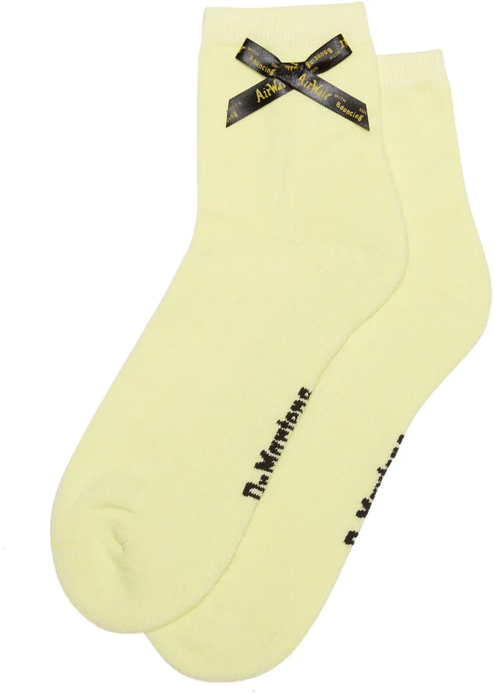 Dr. Martens Bow Socks Lemon Yellow