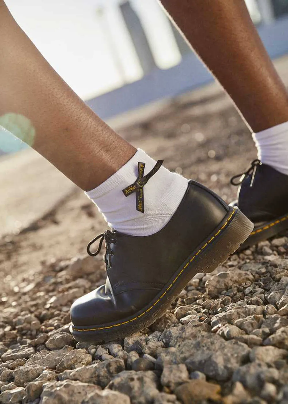 Dr. Martens Bow Socks White