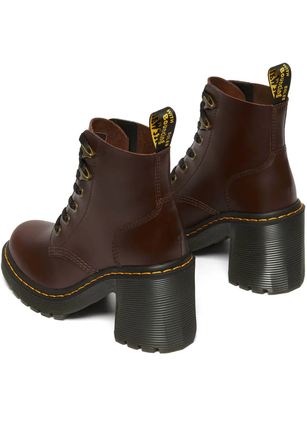 Dr. Martens Jesy Leather Ankleboots Dark Brown