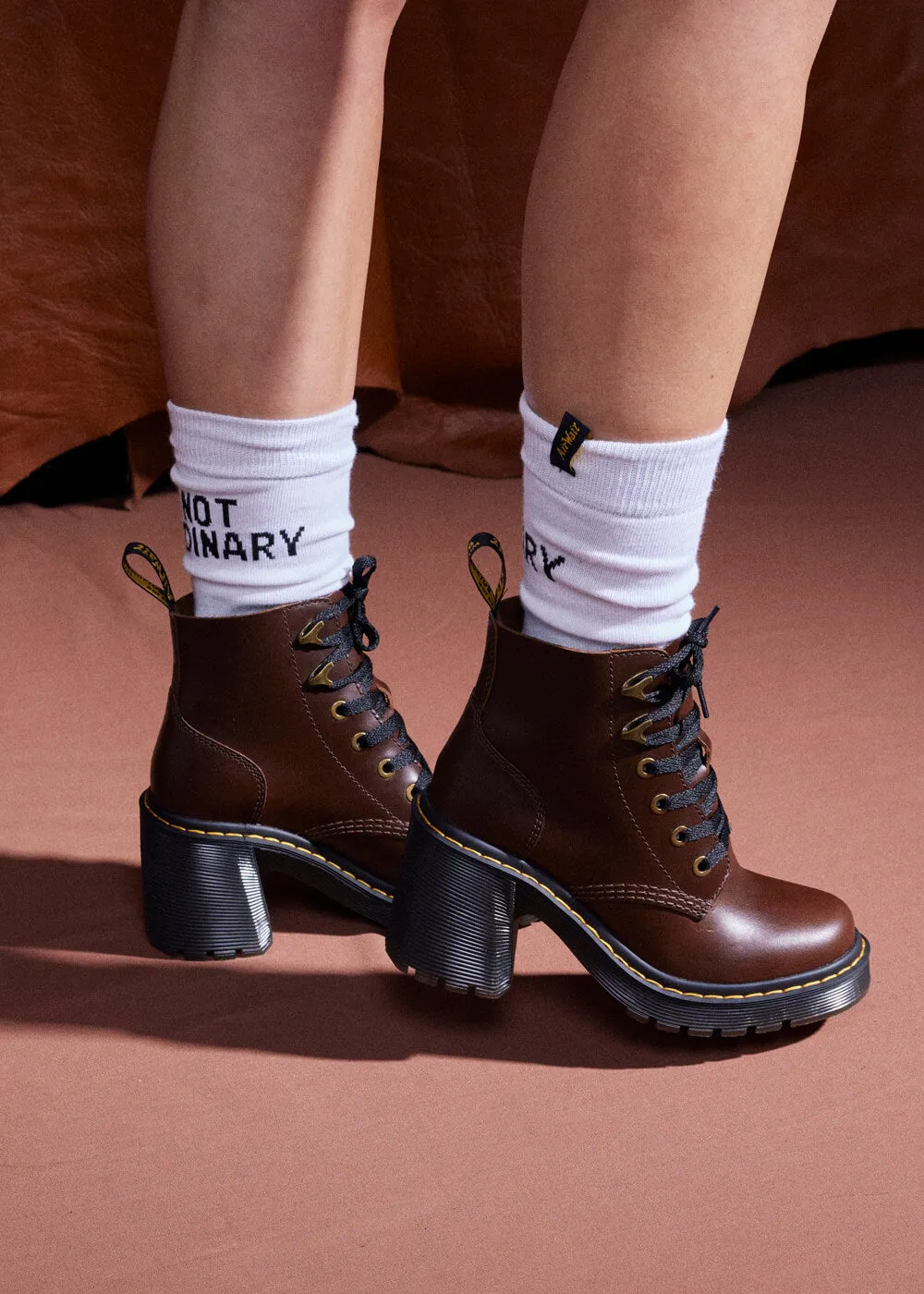 Dr. Martens Jesy Leather Ankleboots Dark Brown