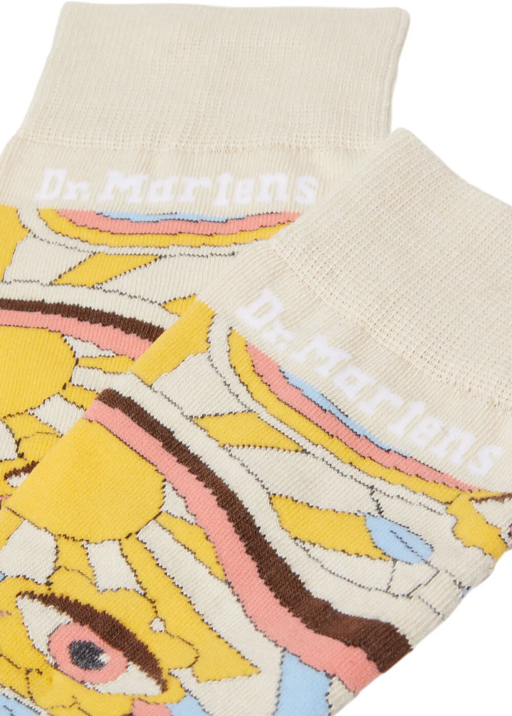 Dr. Martens Retro Ray Socks Beige