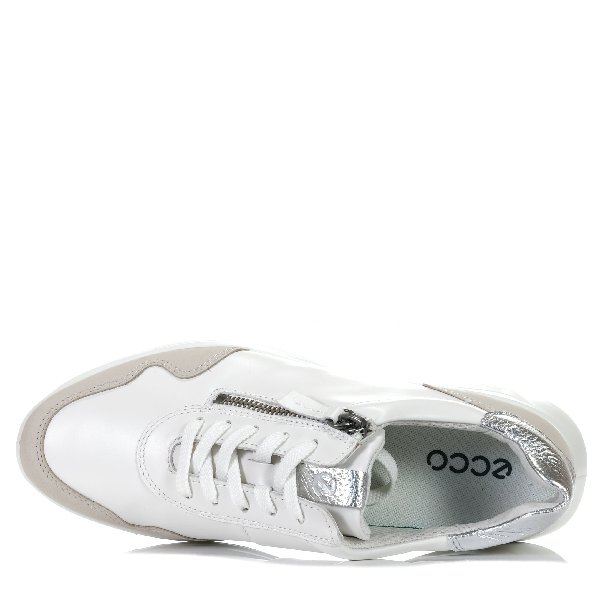 Ecco Flexure Runner 292453 White/Pure Silver