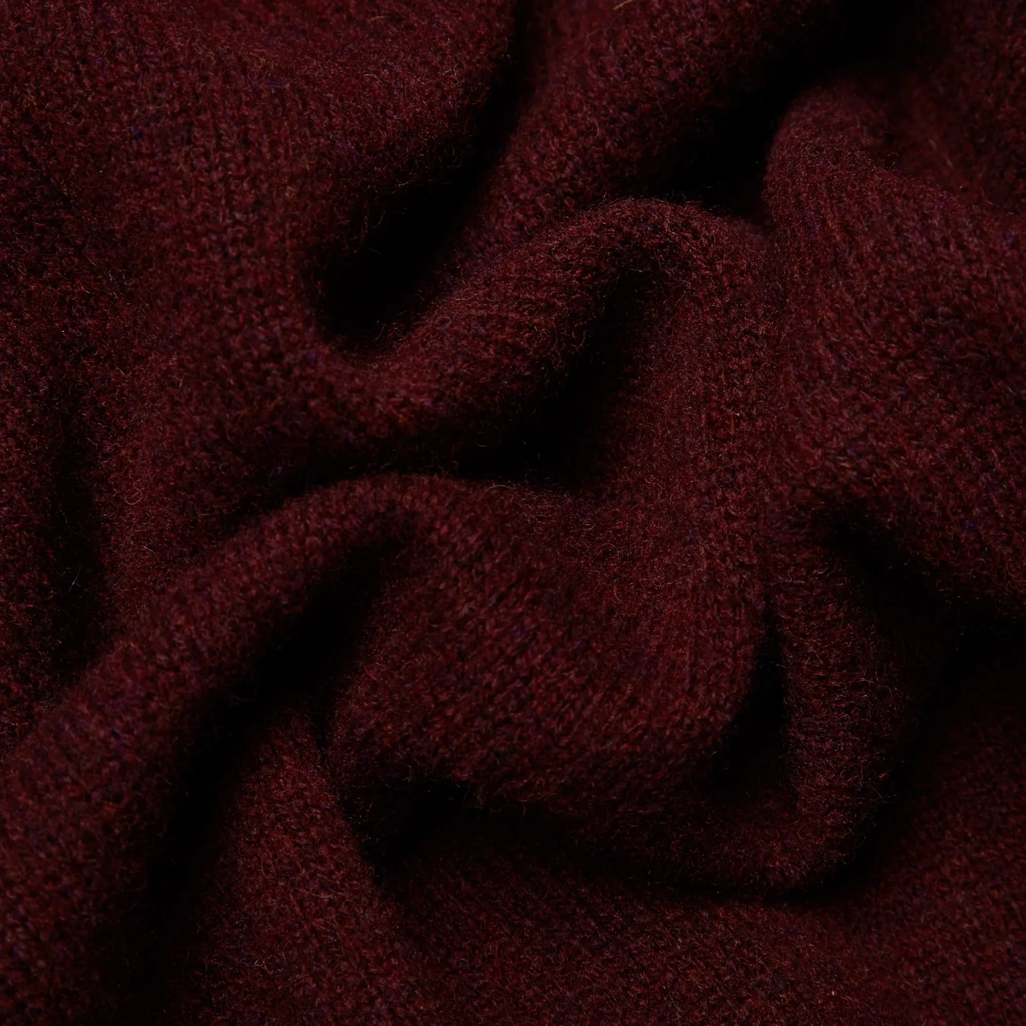 Fred Perry Shetland Wool CardiganMahogany