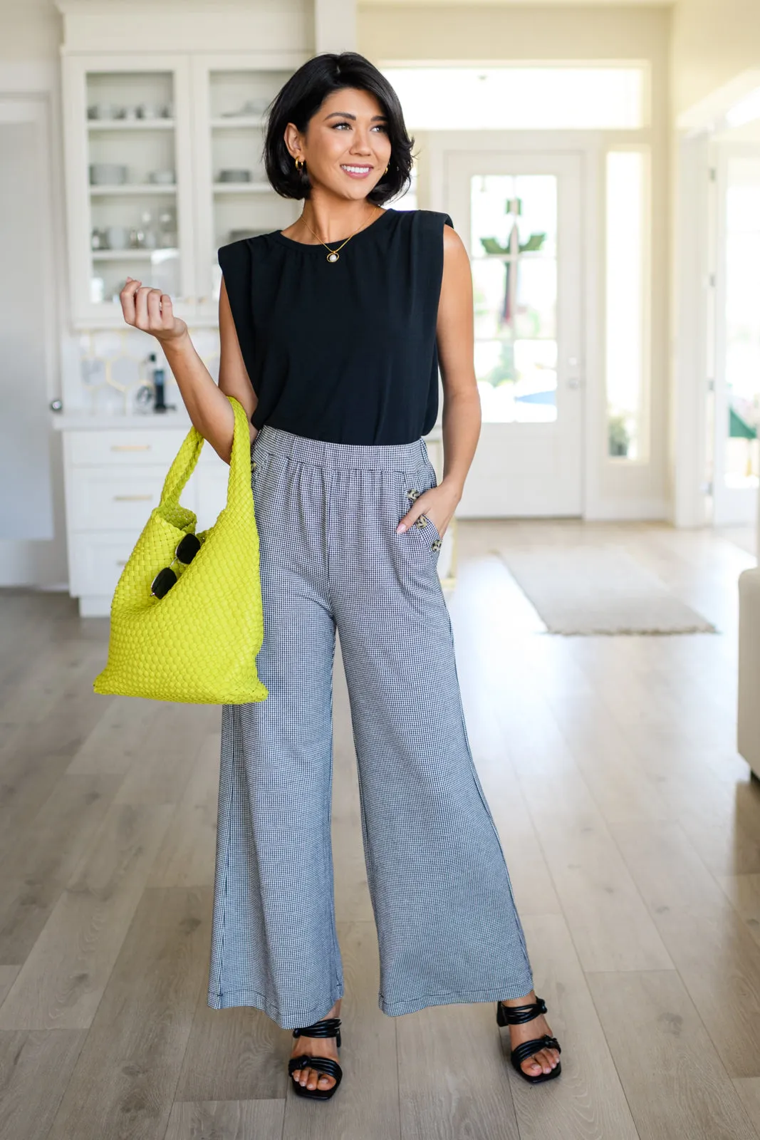 Genesis Woven Tote in Citron