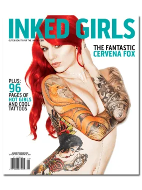 Inked Girls January/February 2013 Cervena Fox