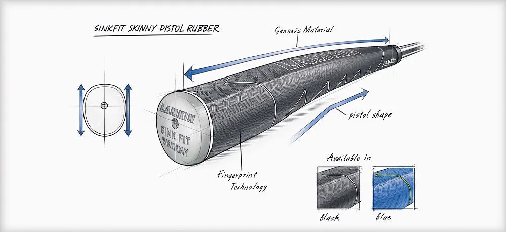 Lamkin SinkFit Skinny Pistol Rubber Putting Grip