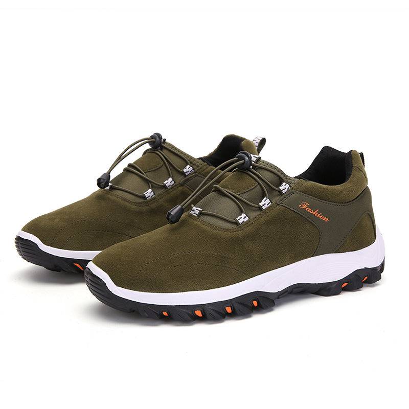 Libiyi Men Synthetic Suede Non Slip Outdoor Casual Hiking Shoes