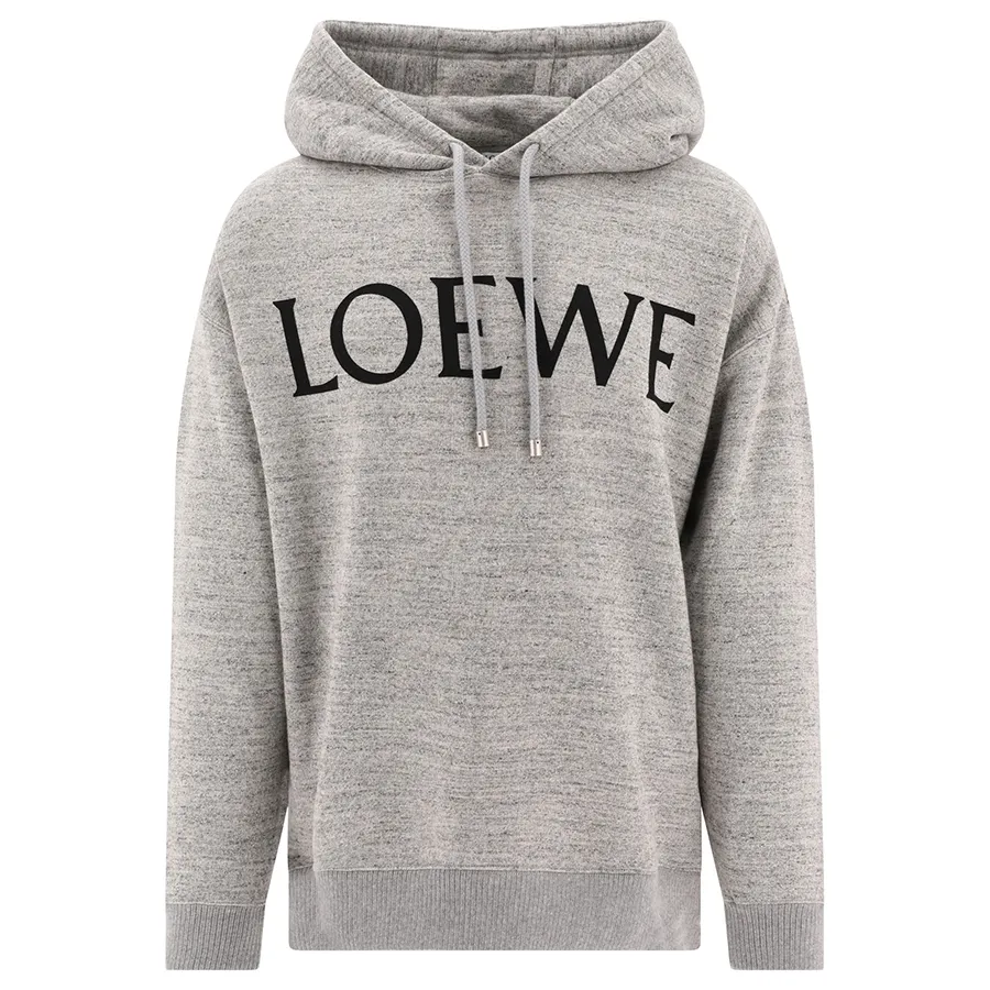 LOEWE  |Sweat Long Sleeves Cotton Logo Luxury Hoodies