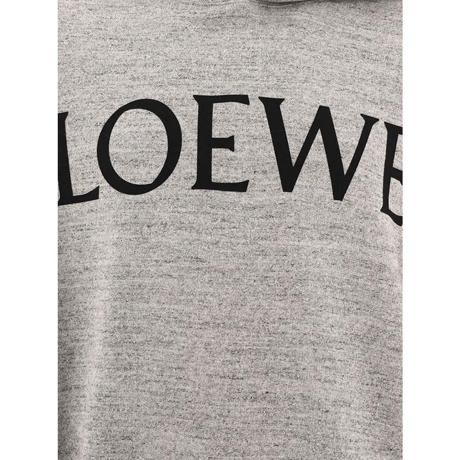 LOEWE  |Sweat Long Sleeves Cotton Logo Luxury Hoodies