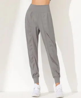 Loose Cropped Ruched Quick Dry Fitness Pants