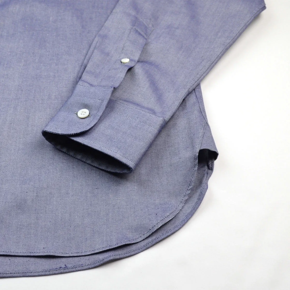 Maison Kitsuné - Classic Oxford Shirt with Embroidery Fox - Navy