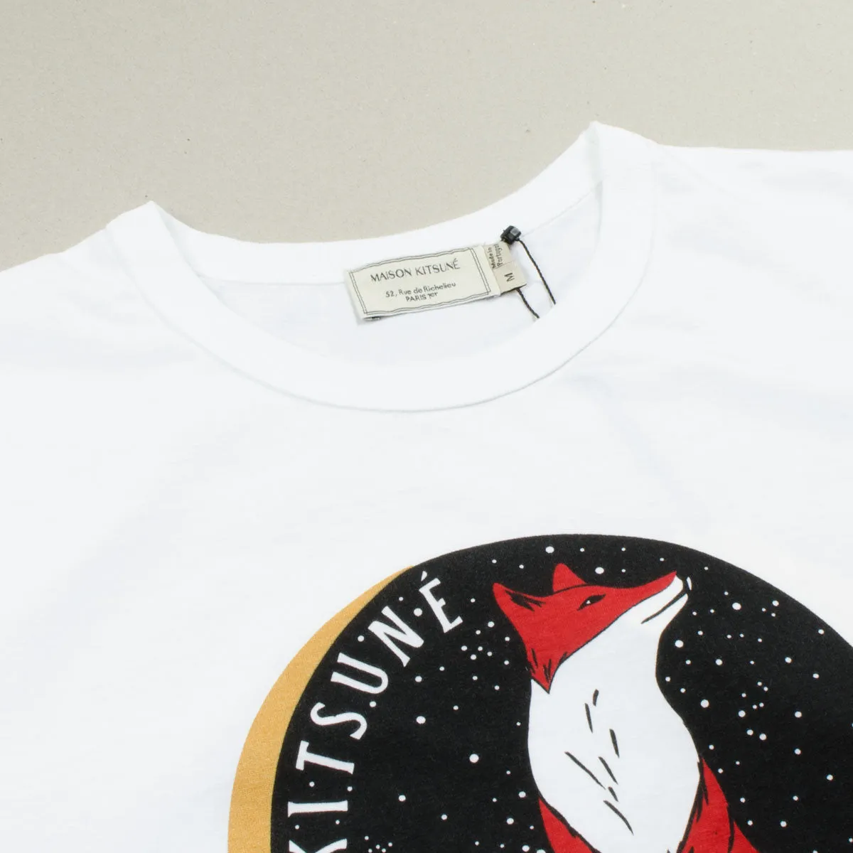 Maison Kitsuné - Dan Ha Kim Fox Moon T-shirt - White