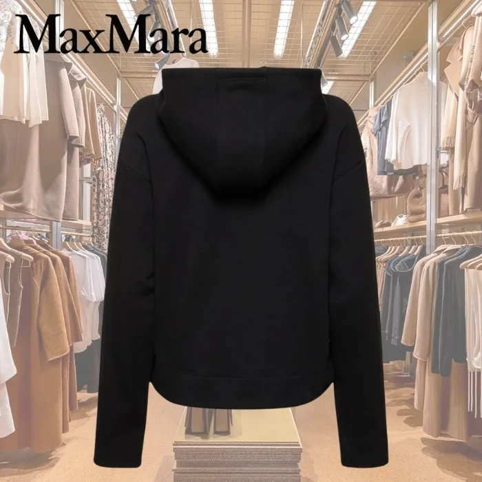 MaxMara  |Sweat Cotton Logo Hoodies & Sweatshirts