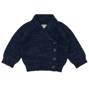 Misha & Puff Baby Saltwater Cardigan Ink Blue