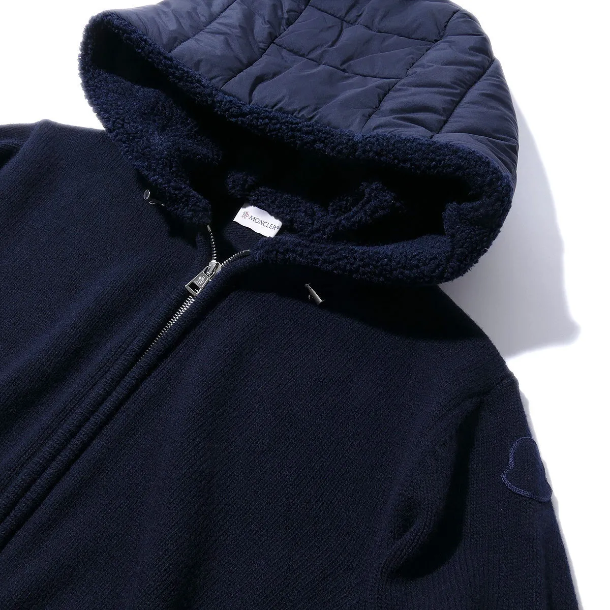 MONCLER  |Wool Plain Logo FX Advantage / Exclusive Hoodies