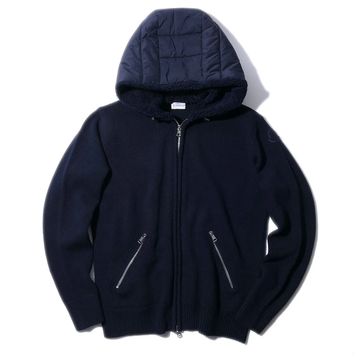 MONCLER  |Wool Plain Logo FX Advantage / Exclusive Hoodies