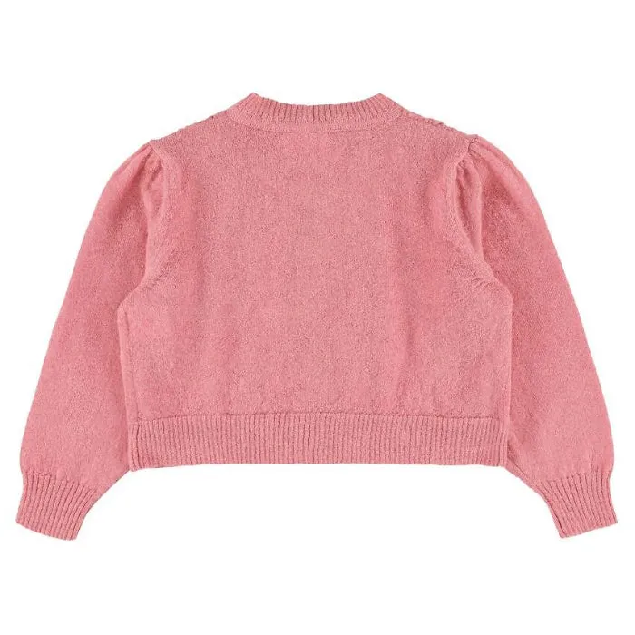 Morley Child Girl Tibet Cardigan Rose Pink