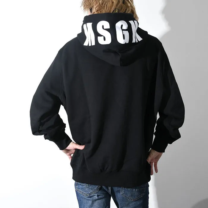 MSGM  |Long Sleeves Cotton Logo Designers Hoodies