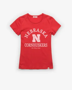 NEBRASKA CORNHUSKERS FRESH START '47 FRANKIE TEE WOMENS