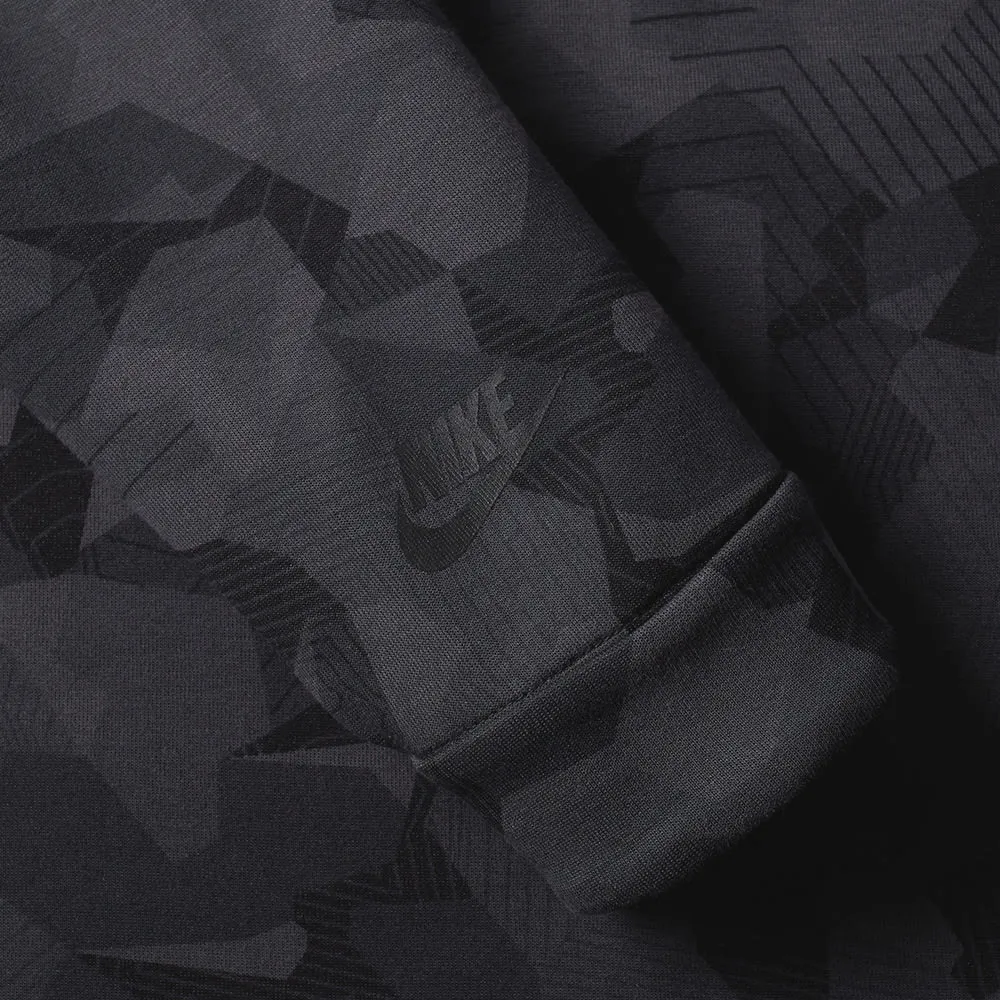 Nike Tech Fleece Camo CrewAnthracite & Black