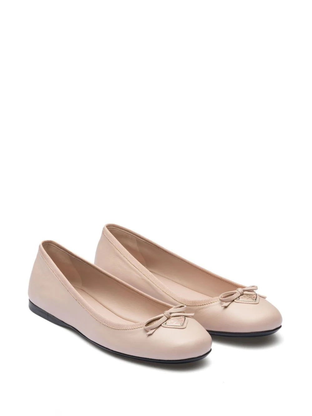 Prada Logo Ballet Flat