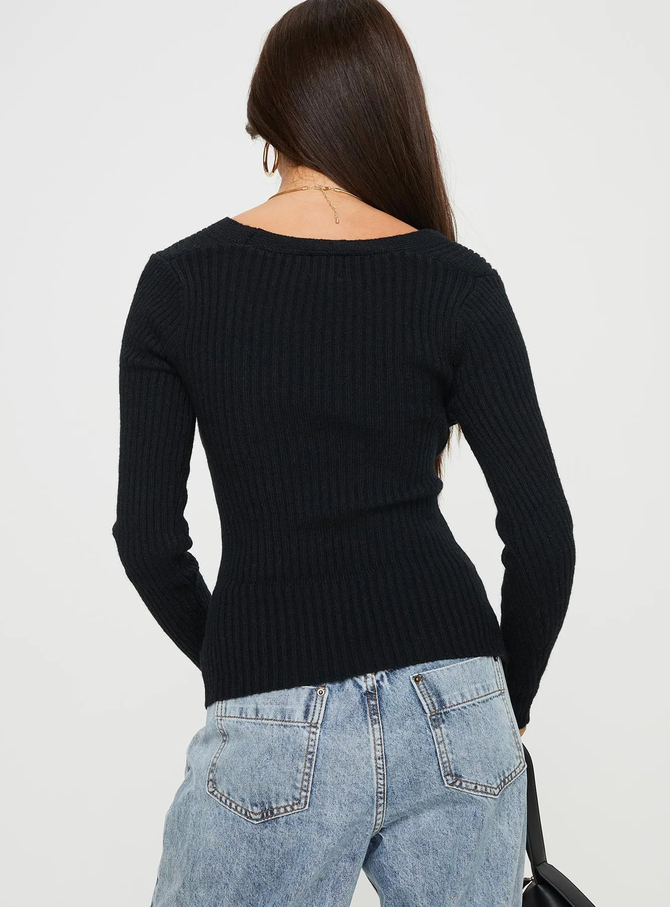 Pressler Cross Over Jumper Black