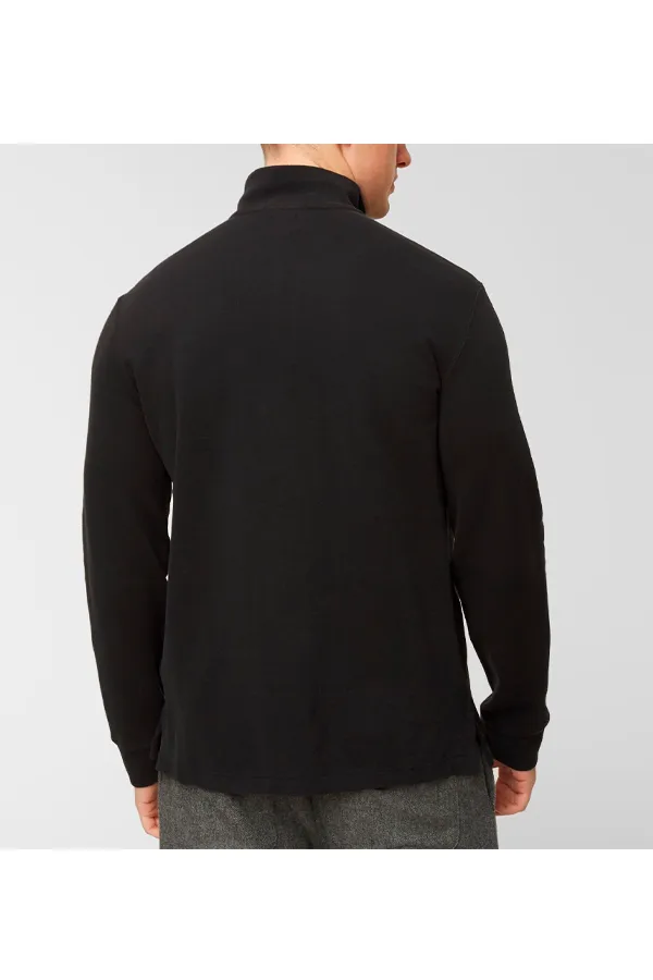 Ralph Lauren 1/4 Zip Logo Pullover Black