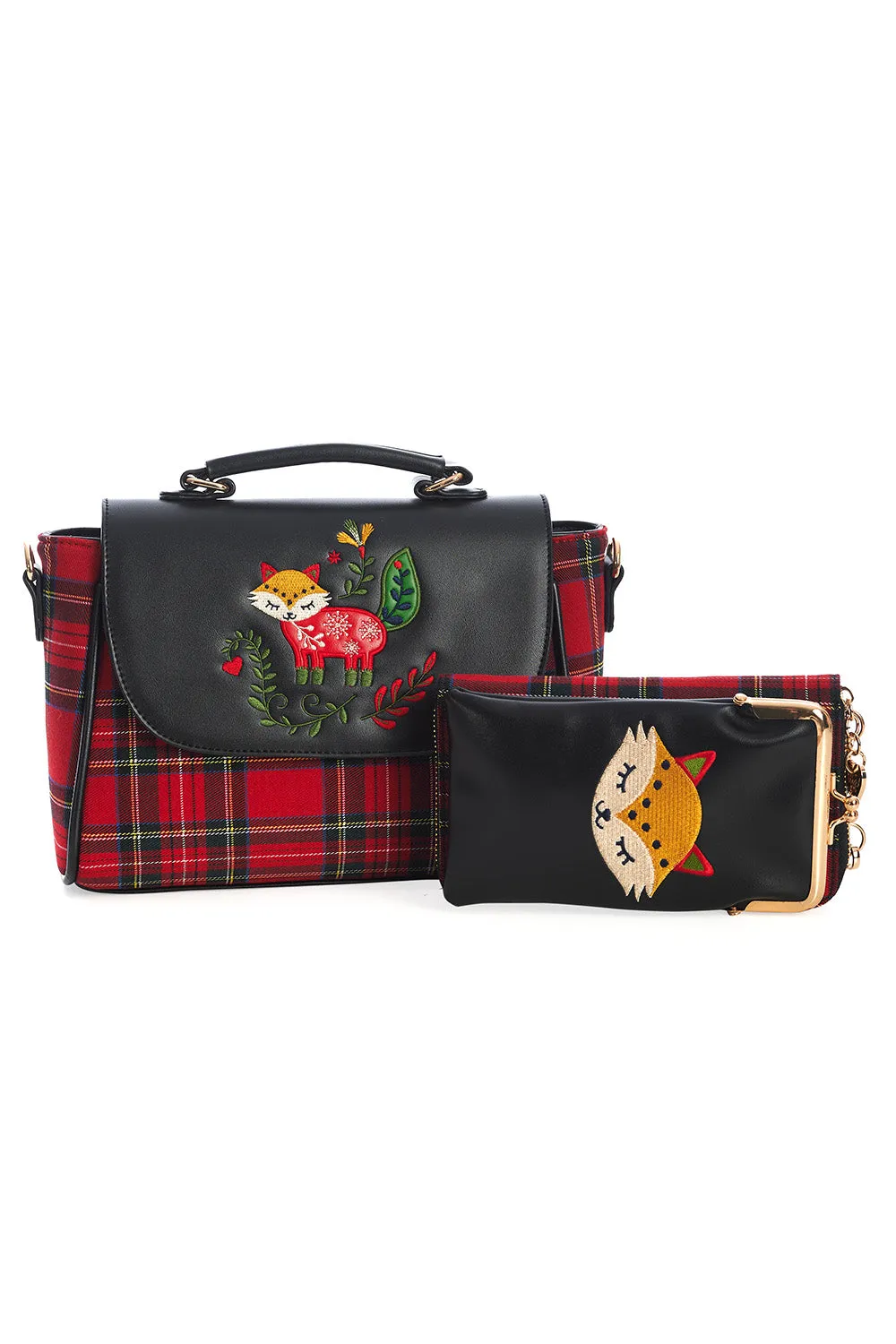 SCANDI CHRISTMAS FOX HANDBAG