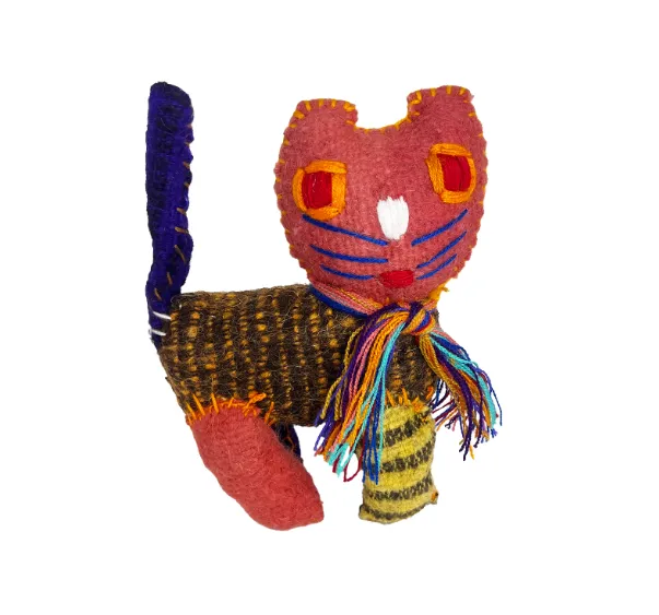 Stuffed Animal, Recycled Wool - Cat