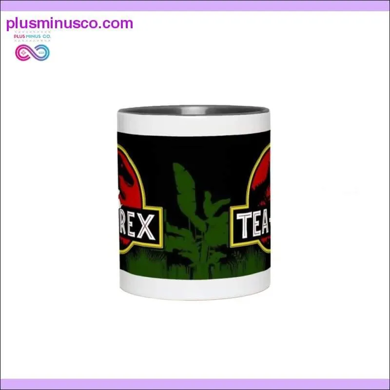 Tea Rex Accent Mugs