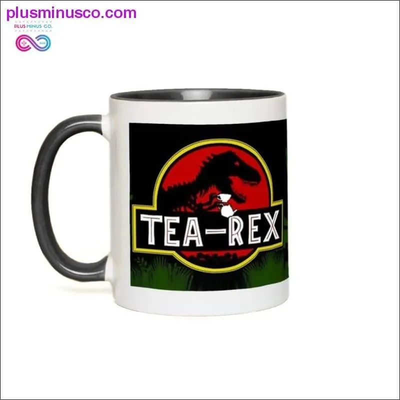 Tea Rex Accent Mugs