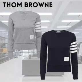 THOM BROWNE  |Long Sleeves Cotton Hoodies & Sweatshirts