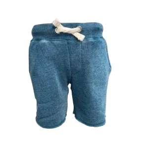 Vintage Havana Burnout Fleece Short - Baltic Blue