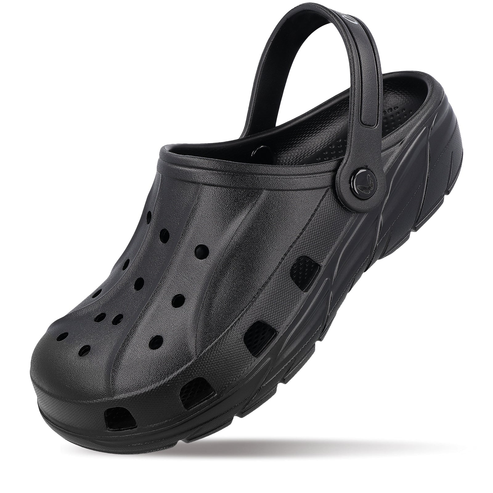 Walkaroo Mens Clogs  - WC4838 Black