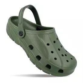 Walkaroo Mens Clogs  - WC4838 Olive