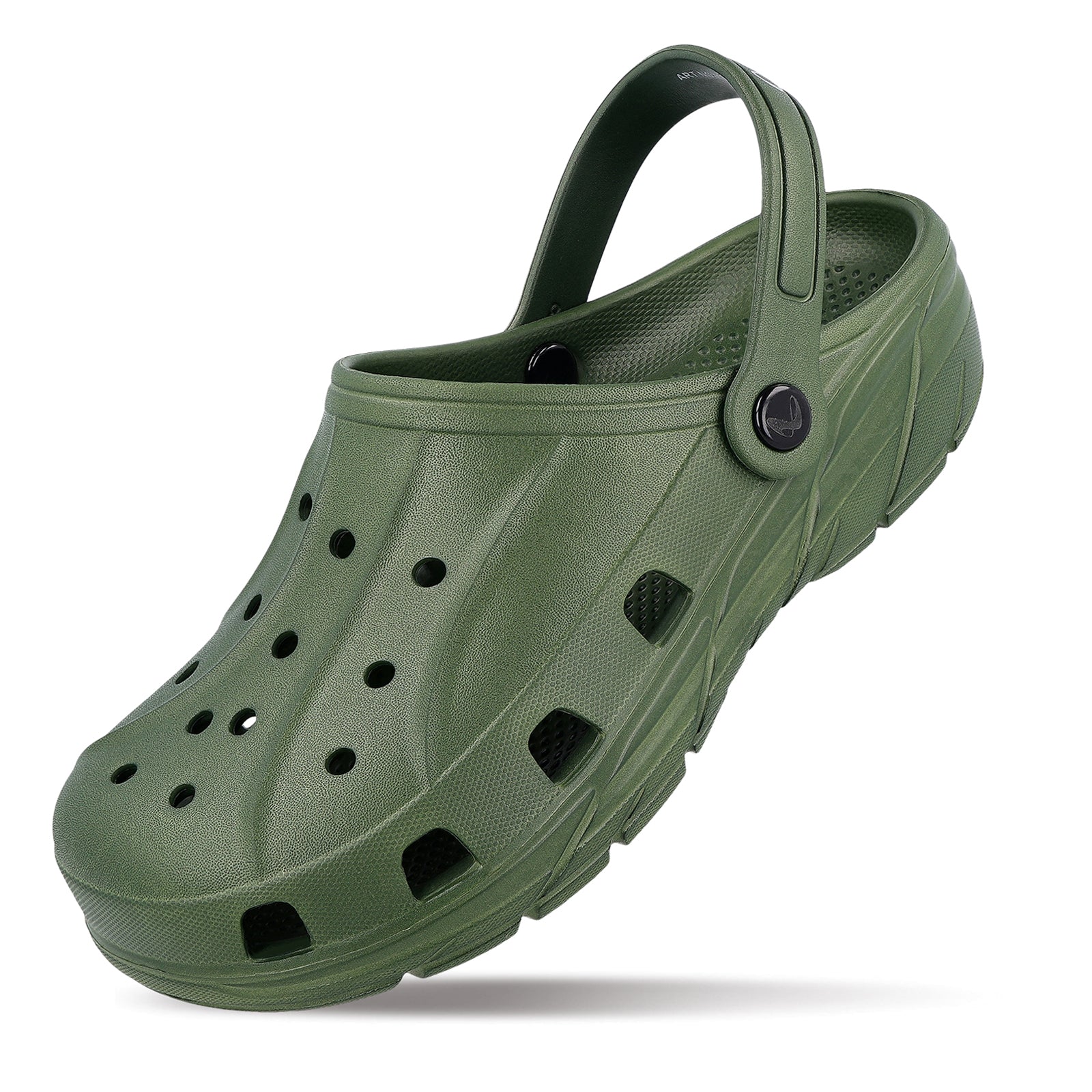 Walkaroo Mens Clogs  - WC4838 Olive