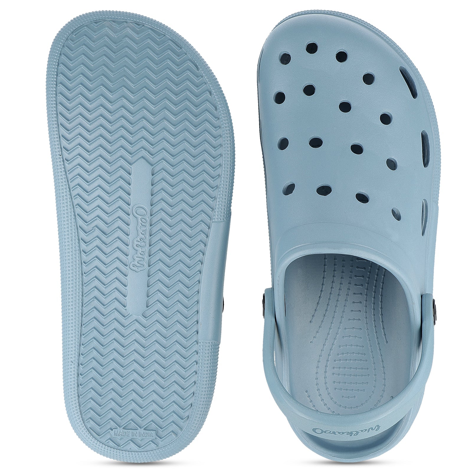 Walkaroo Mens Clogs  - WC4843 Aqua Blue