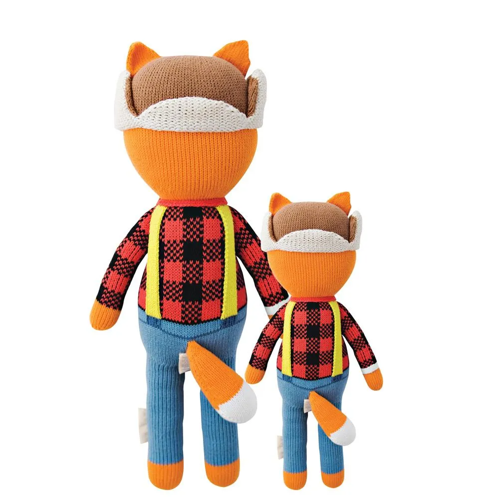 Wyatt the Fox Knit Doll by Cuddle & Kind