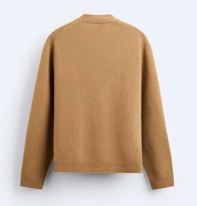 ZARA  |Wool Plain Cardigans